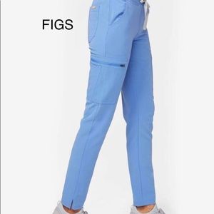 FIGS ceil blue Yola pant